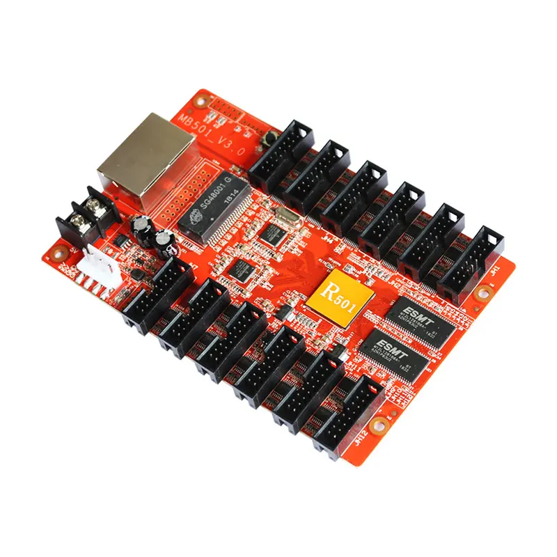 Huidu HD R501 асинхронный полноцветный светодиодный приемный контроллер с D30 для