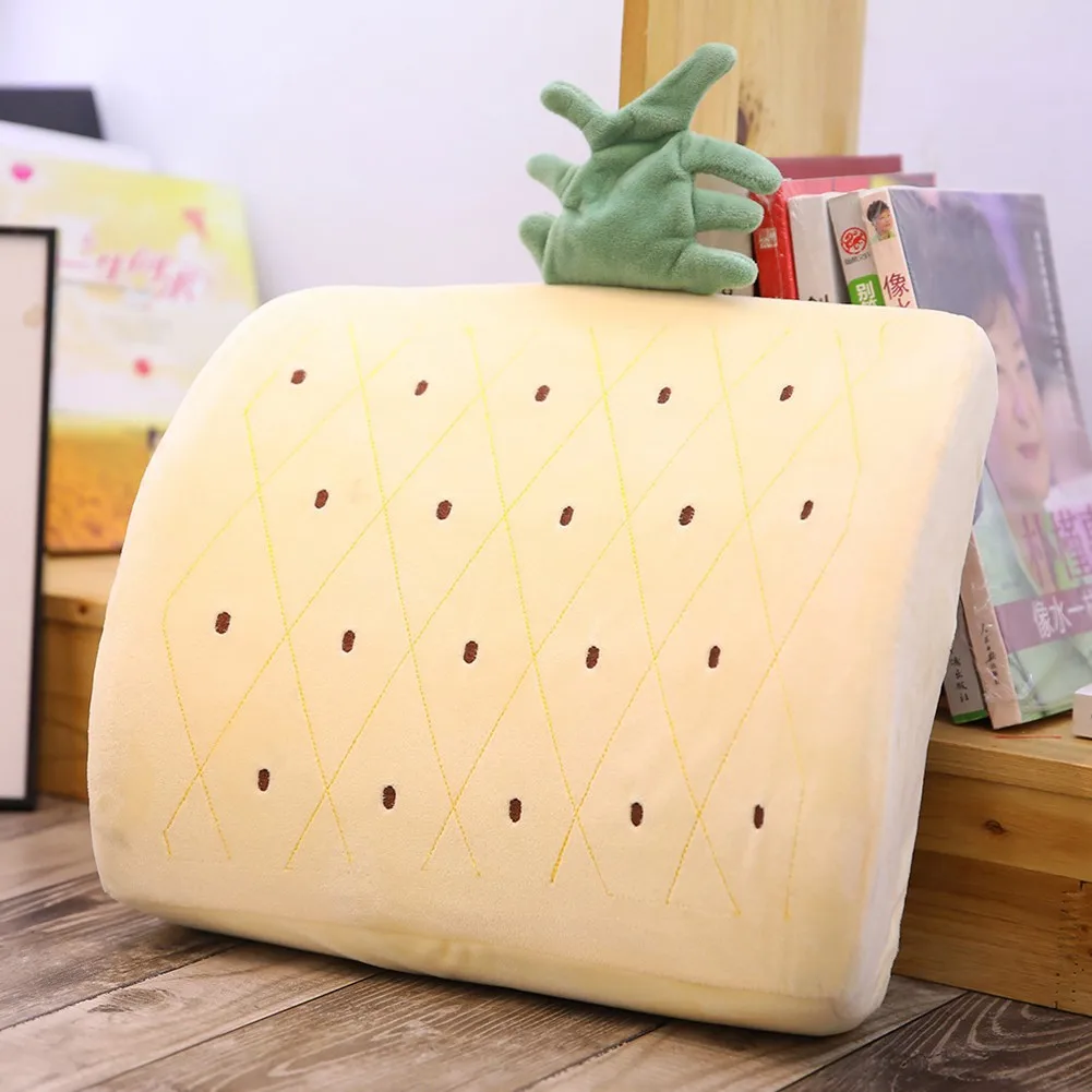 

Memory Foam Lumbar Pillow Waist Office Chair Back Cushion Car Seat Support Backrest Cushion 35 * 32 Cm