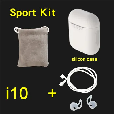 i10 sport kit white i10 наушники-вкладыши TWS с i10tws Bluetooth ухо Беспроводной наушники 1:1 размеры PK i10 i11 i10tws i13 i14 i15 i16 i20 i30 i60 i80 наушники-вкладыши tws - Цвет: i10 sport kit white