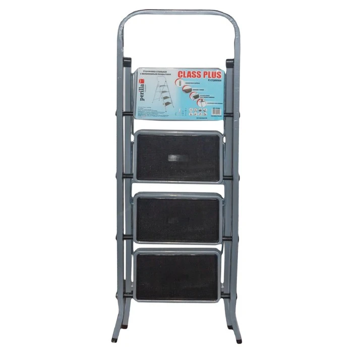 Стульчик-лестница PERILLA от Dogrular 605744 4 широких ступени 20x30 см 91 до 120 кг 4873288 Лестница лестницы Инструменты Складная стрелка Строительство и ремонт.