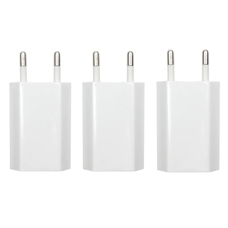 3 компл./лот ЕС плагин для настенного AC USB зарядное устройство iPhone 11 SE 2020 X XS Макс