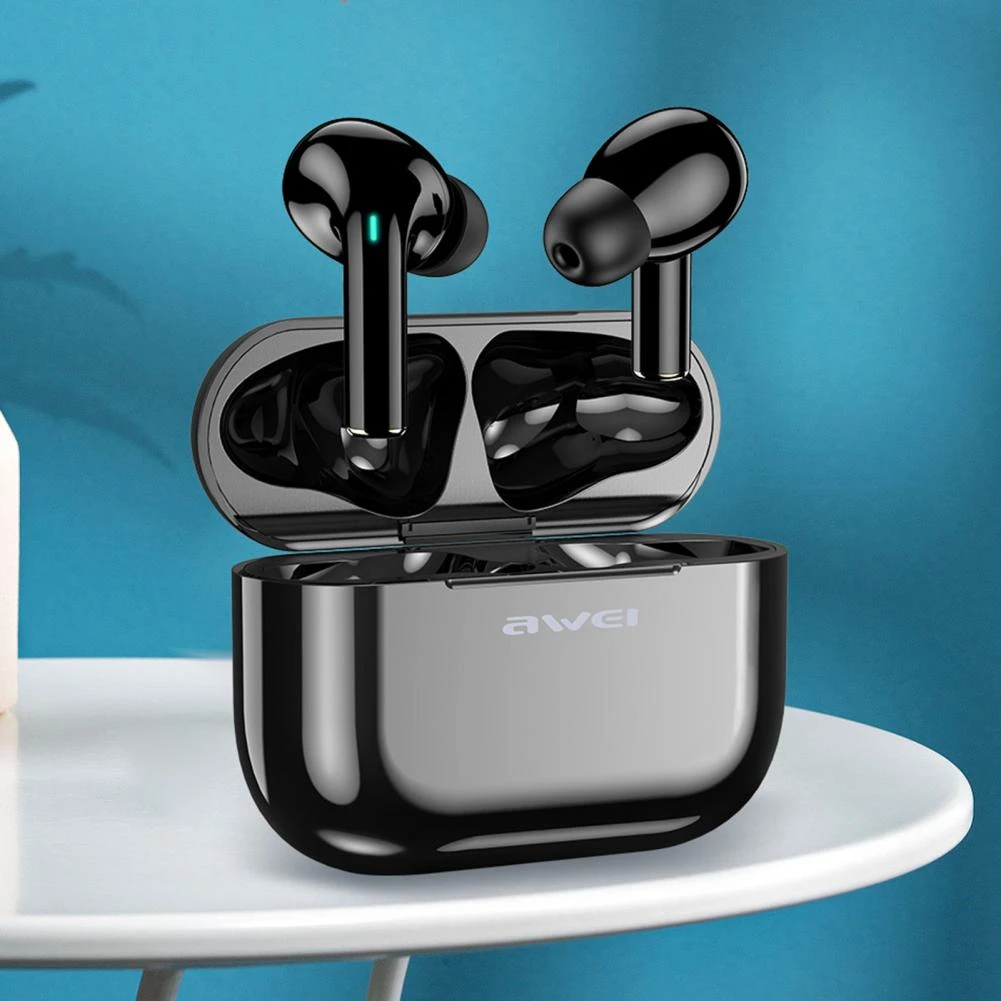 

Wireless Earbuds, Earphones True Fidelity Sound,AWEI T29 Noise Cancelling, BluetoothV 5.0 Comfortable Wearing with Charging Case