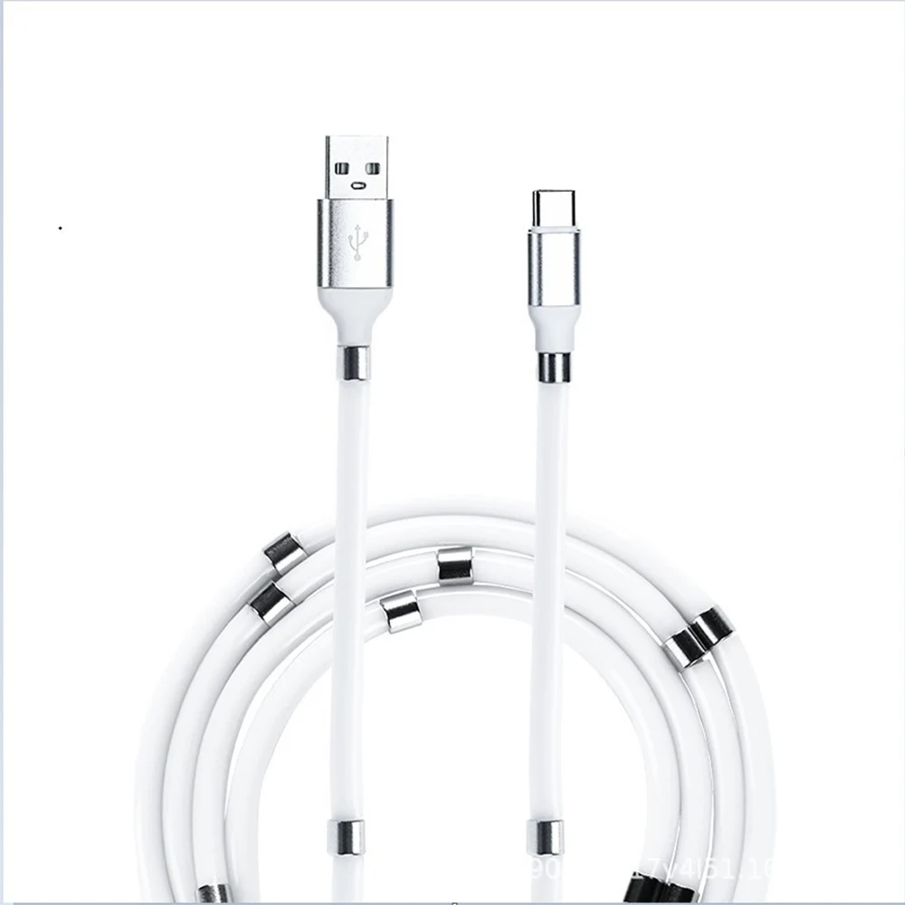 Магнитный кабель для передачи данных Apple/Micro/Type-C телескопический зарядный iphone
