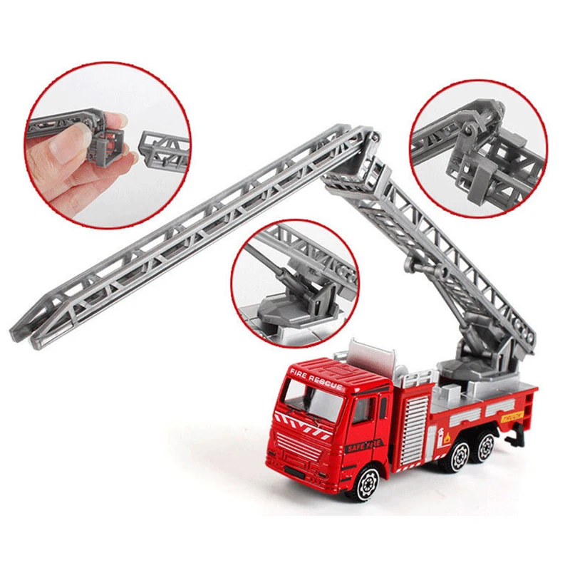 

Diecast Engineering Toy Fire Truck Car Model Toy Mining Car Truck Children Birthday Gift Fire Rescue Boy Inertial Cars Toy Gift