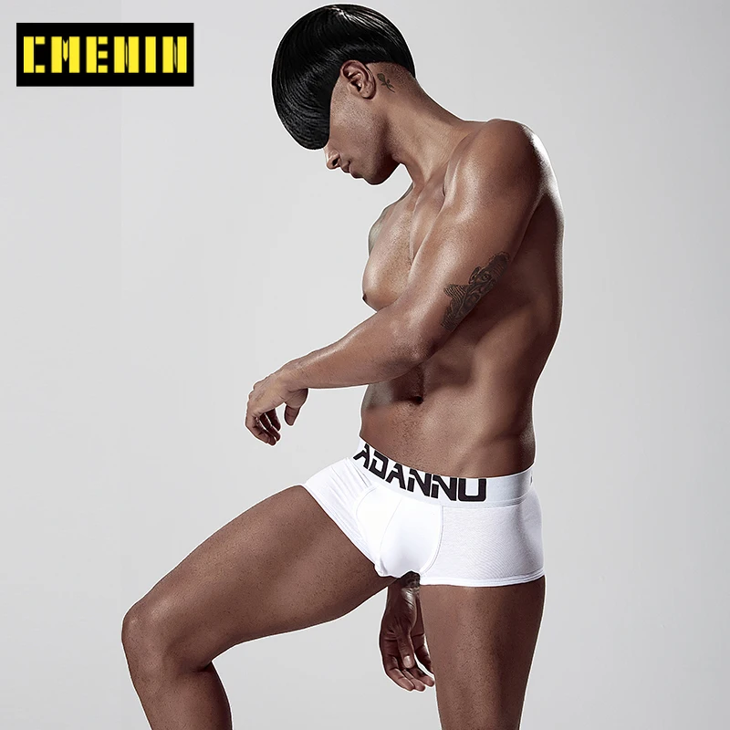 Трусы боксеры мужские хлопковые мягкое пикантное нижнее белье с логотипом