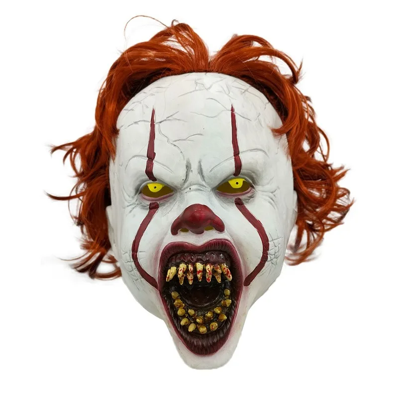 1 шт. светодиодная маска клоуна Pennywise Stephen King's It глава две для косплея шлем