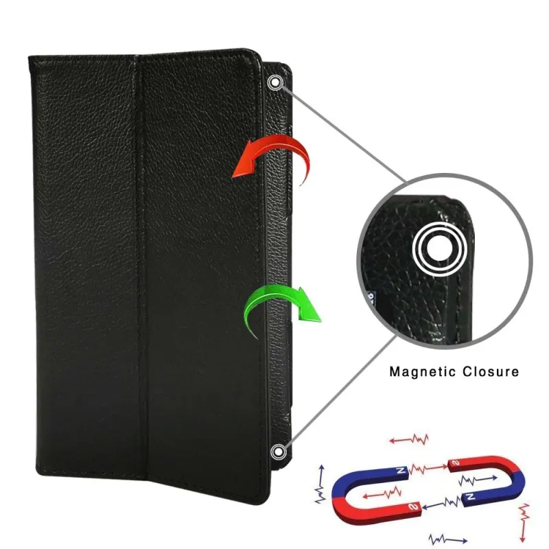 KK&LL для Amazon Fire HD 10(7/5 поколение, / выпуск) Bluetooth клавиатура+ умный планшет кожаный чехол-книжка