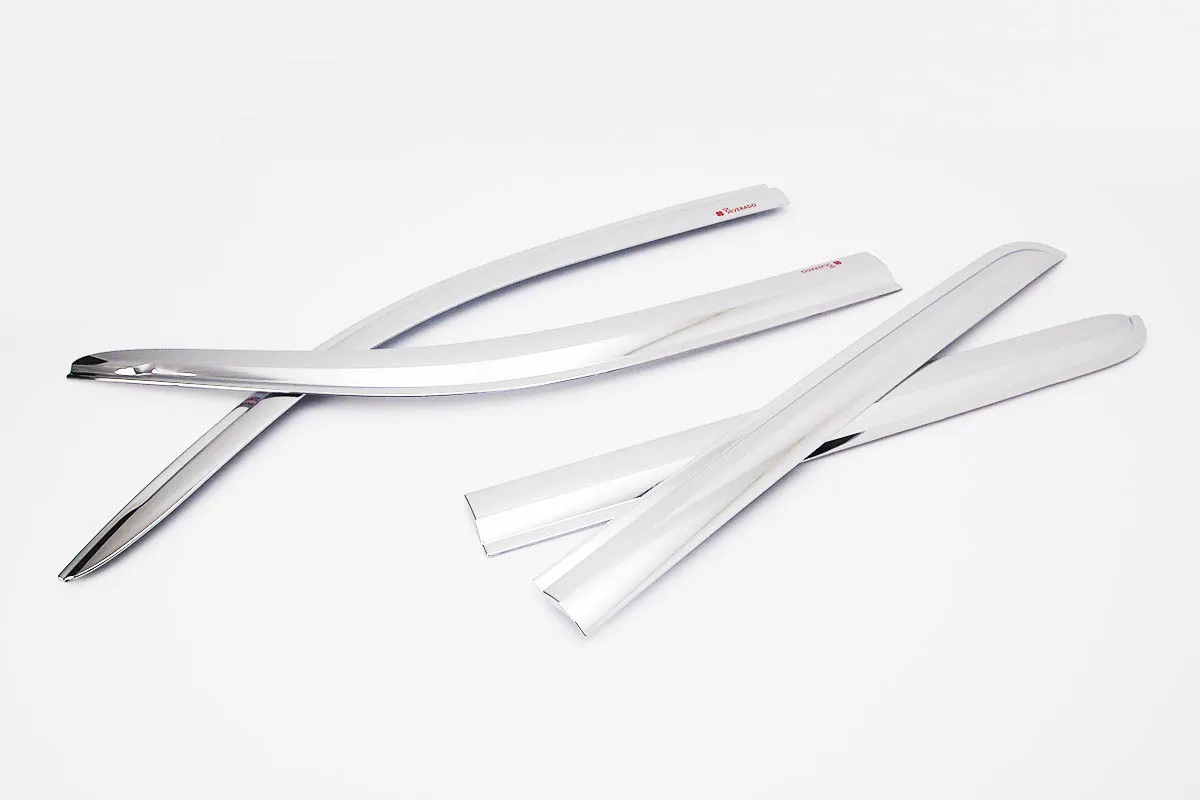 

Хромированный козырек для дверей и боковых окон, дефлектор для защиты от солнца и дождя, серебряный козырек для поездок, для Hyundai I10 Grand 2013