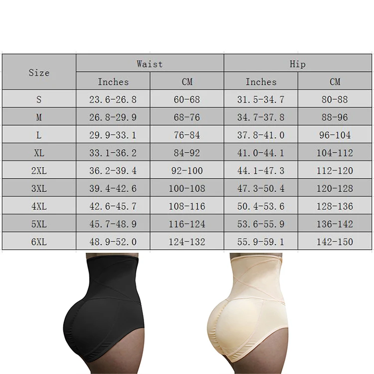 Шейпер женский для подтяжки ягодиц и бедер незаметные трусики с подкладкой