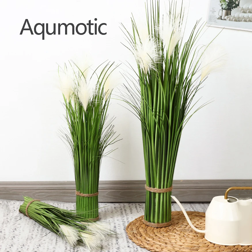 

Aqumotic Fake Reed Big or 1 Bundle Romantic Provence Lavender Wedding Decorative Flower for Home Decor Artificial Flowers