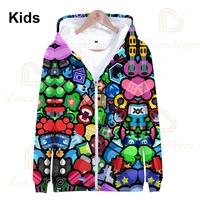poco and starboys girls 3d primo mortis thin hoodie crow spike leon shelly hoodie kids game anime hoodie birthday gift