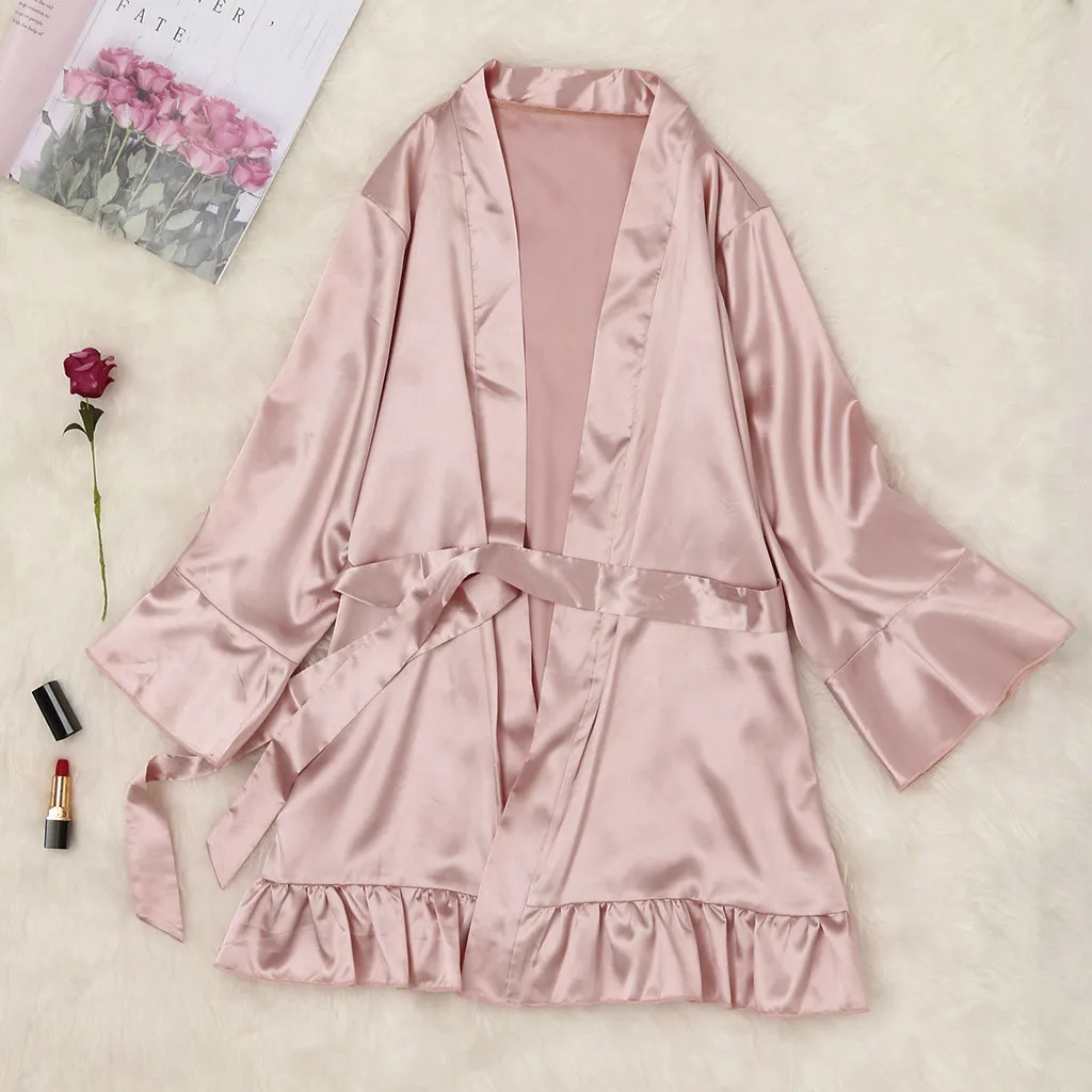 

Undefined Women sleepwear Lace Lingerie Nightwear Underwear Sleepwear pajamas bridesmaid robes peignoir 40