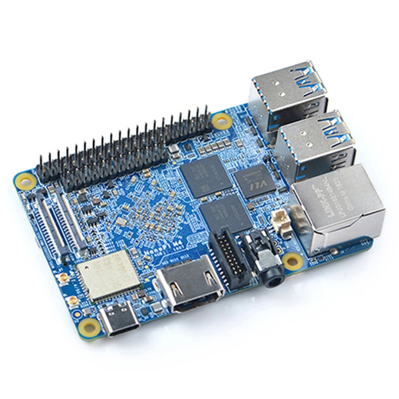Плата разработки NanoPi M4 RK3399 Двухдиапазонная WiFi Двойная камера 4K Android 8 1 Ultra 3B + с 2 Гб