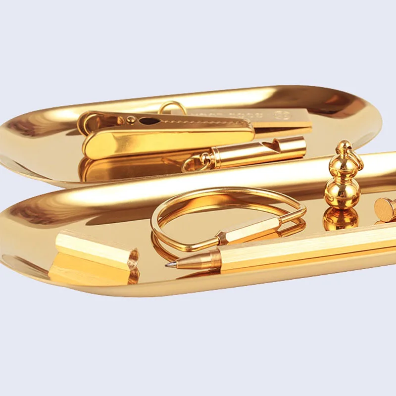 Бесплатная настройки Нержавеющая сталь лоток для хранения розового цвета: