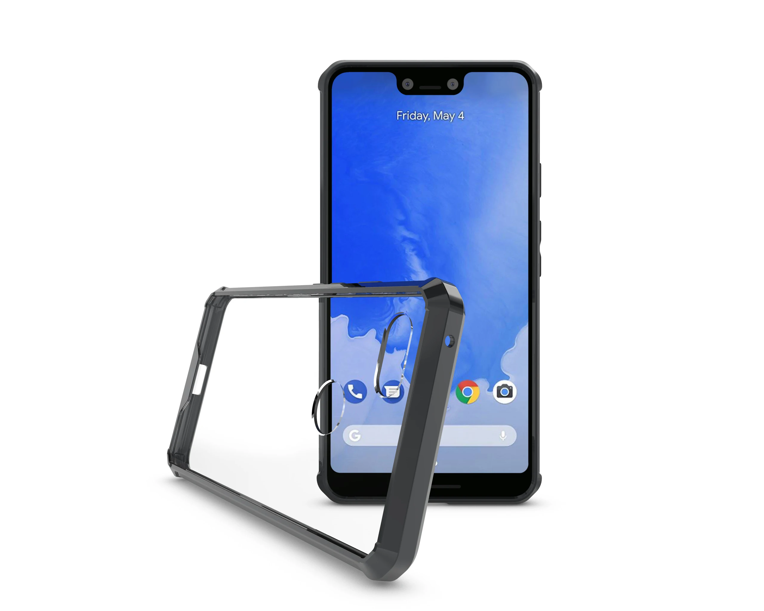 Ударопрочный прозрачный защитный чехол на заднюю панель для Google Pixel3 Pixel3XL Pixel2 Pixel