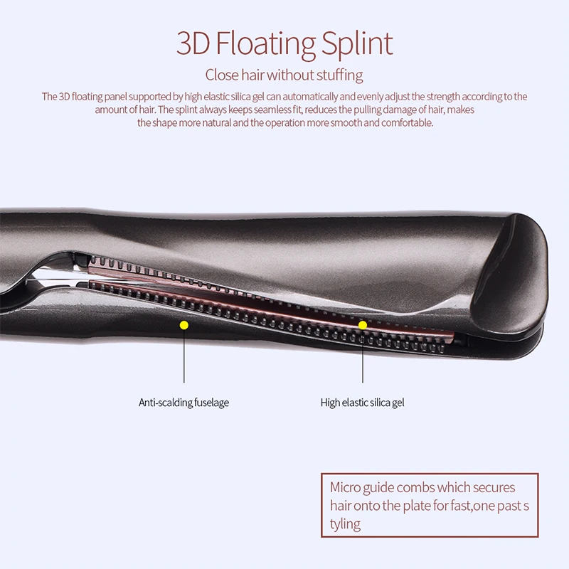 Профессиональные 2 в 1 щипцы для завивки волос и выпрямитель Парикмахерская салон