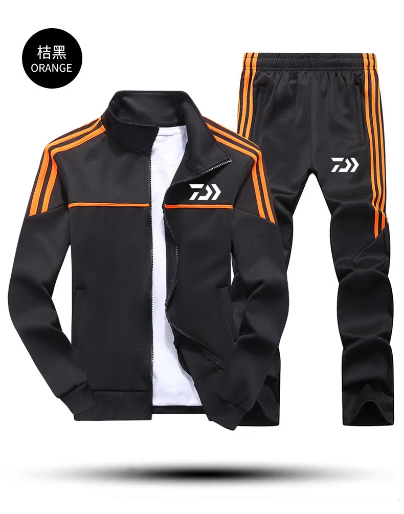 2019 New DAIWA Fishing Suits High Quality Outdoor Sport Men Shirts And Pants Spring Autumn Striped Clothing | Спорт и развлечения