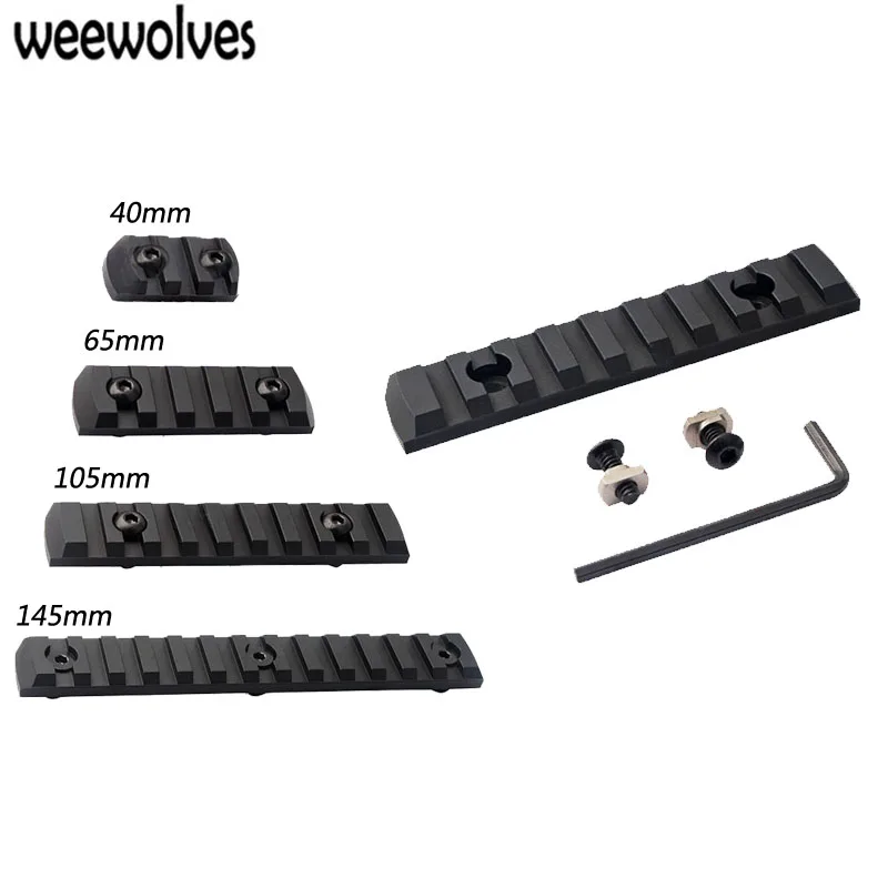 

WEEWOLVES 3/5/9/13 Slots 21mm Picatinney Rail Tactical Rifle Scope Mount Keymod Weaver Mount Hunting Accessories