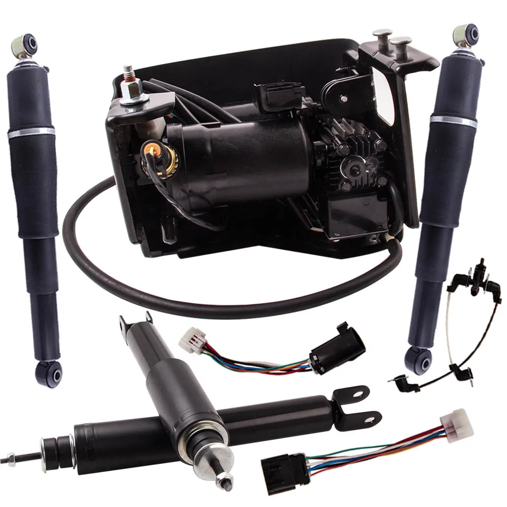 Пневматическая подвеска компрессора и 4 шт амортизатор ударов для Cadillac Escalade ESV 2000