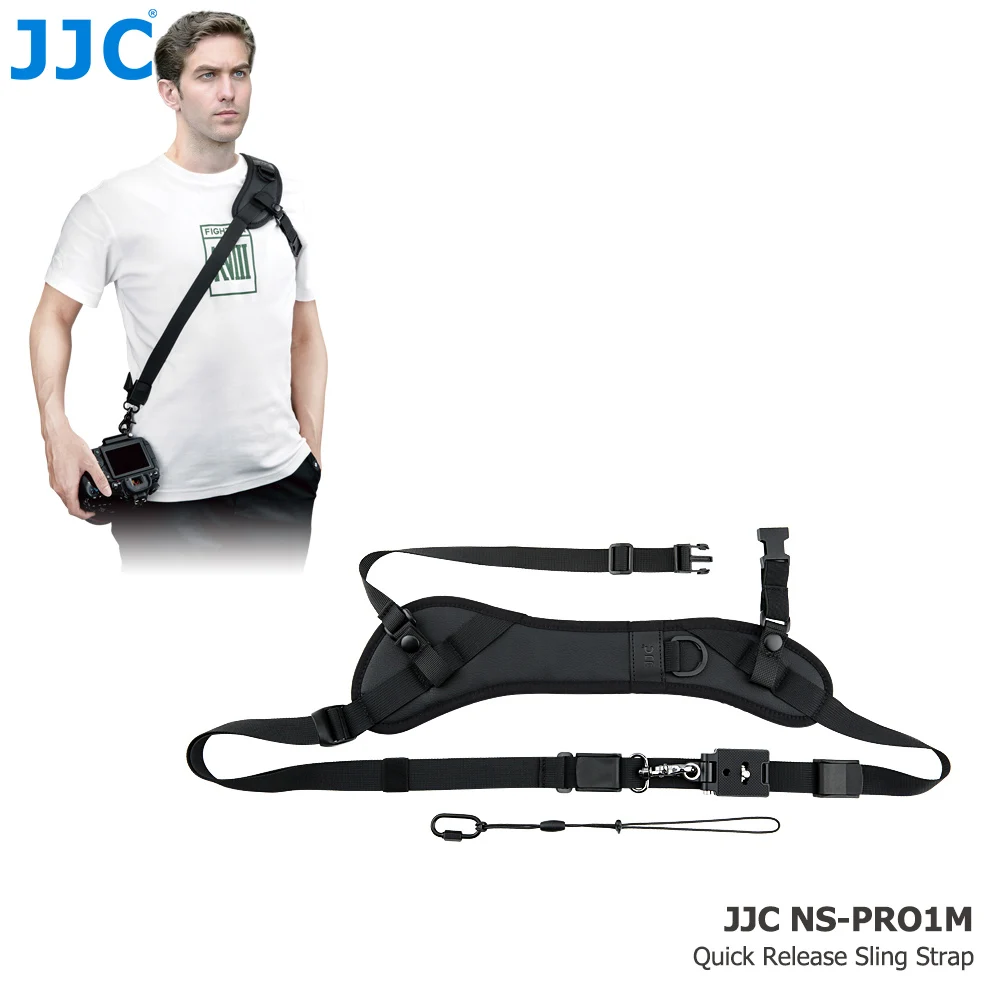 JJC NS-PRO1M быстросъемный ремень для SLRS и беззеркальной камеры s для Nikon D5200/Canon EOS 80D, 200D/Yi цифровой камеры