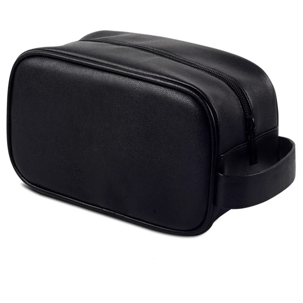 Новая простая косметичка из искусственной кожи водонепроницаемый Органайзер
