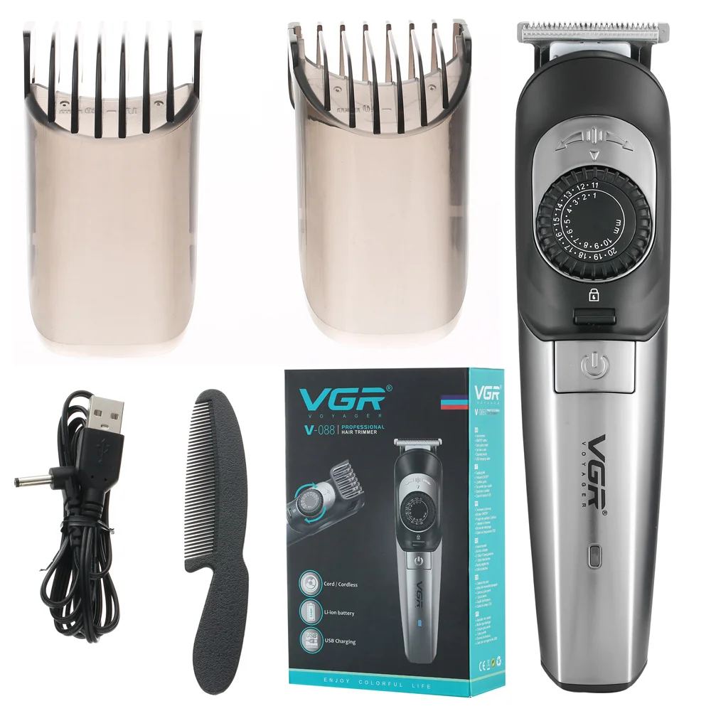 Машинка для стрижки волос VGR Мужская электрическая салонный специальный триммер