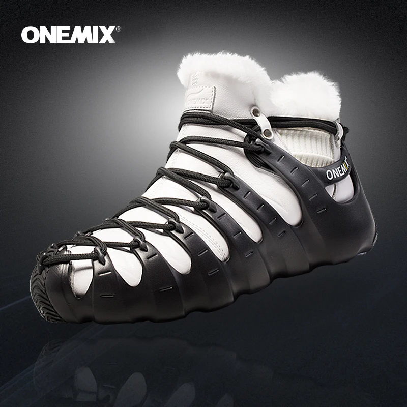 Лидер продаж Зимняя женская обувь для треккинга Onemix Нескользящие удобные теплые