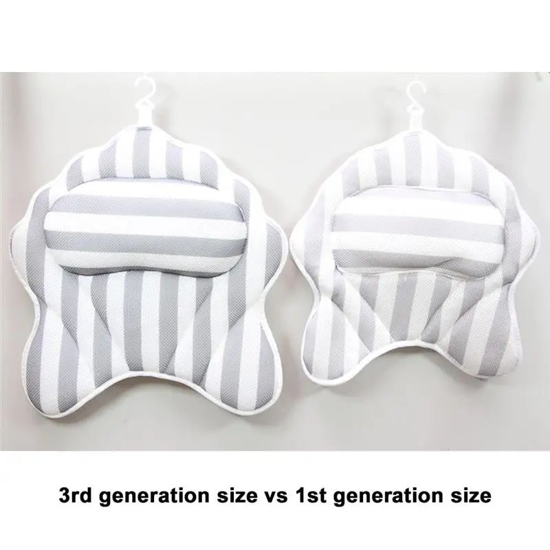 Новая подушка для ванны нескользящая присоска удобная подставка головы