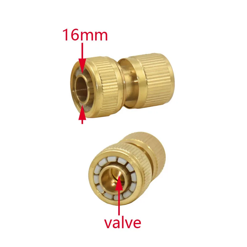1 шт. медный шланг для полива 5/8 дюйма|Соединители садового водопровода| |