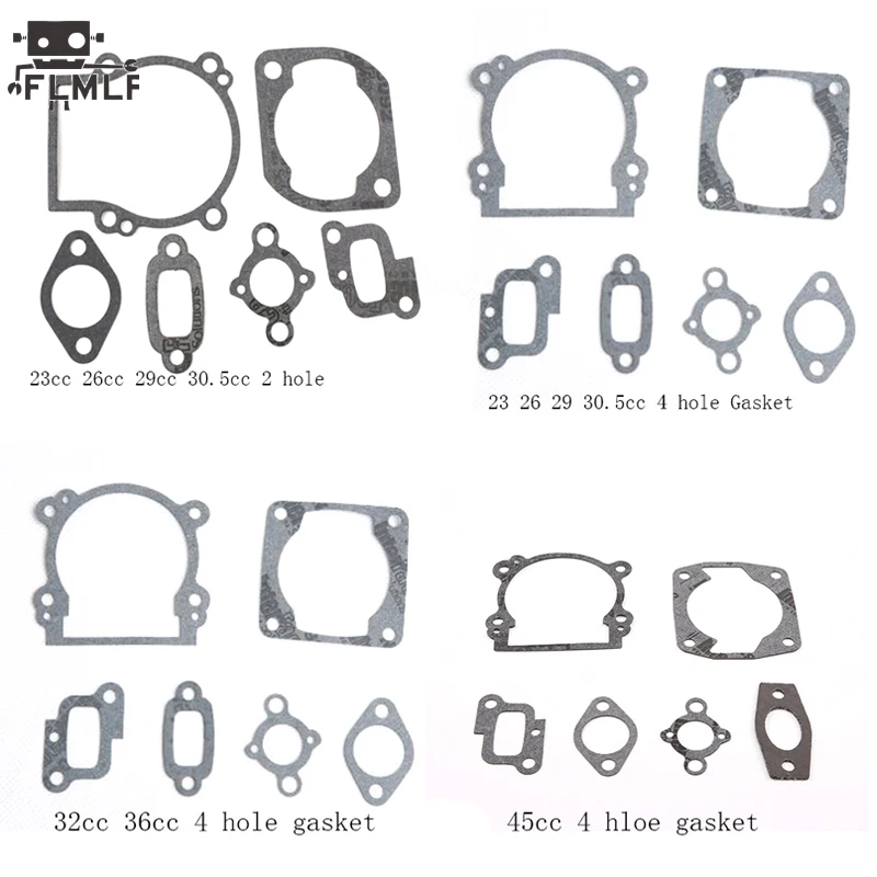 Комплект прокладок и цилиндров для двигателя HPI ROVAN ROFUN KM BAJA Losi 23cc 26cc 29cc 30.5cc 32cc 36cc 45cc