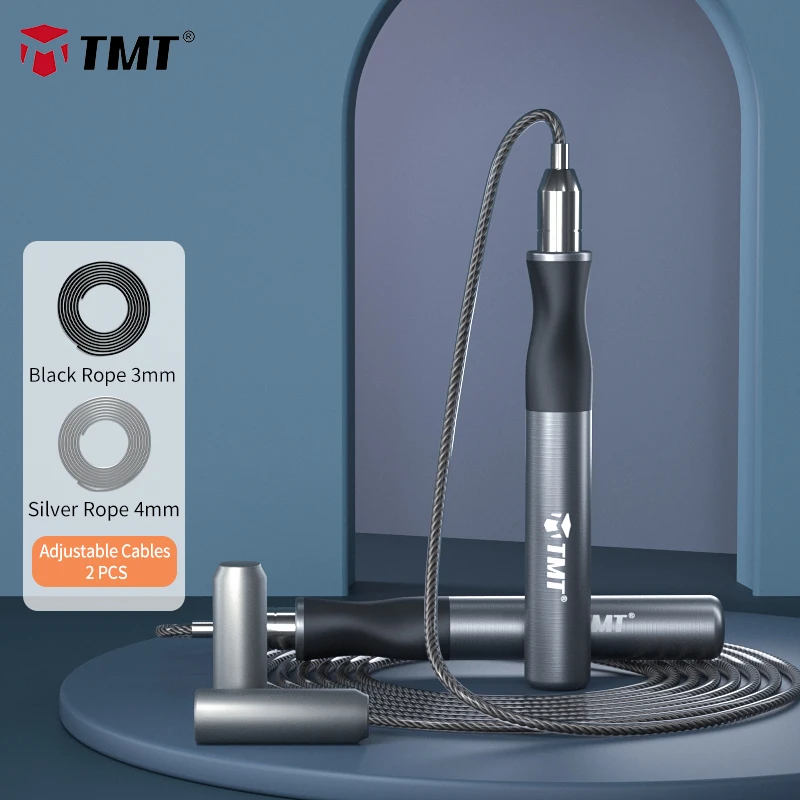 

Скакалка TMT для фитнеса, регулируемая, самоблокирующаяся, со съемным блоком нагрузки