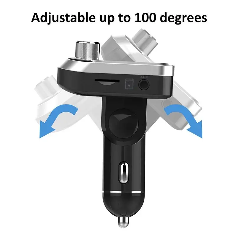 

Creative Car FM Transmitter With Remote Control 1.8" LCD Bluetooth MP3 Player Dual USB Car Charger Handsfree FM Modulator