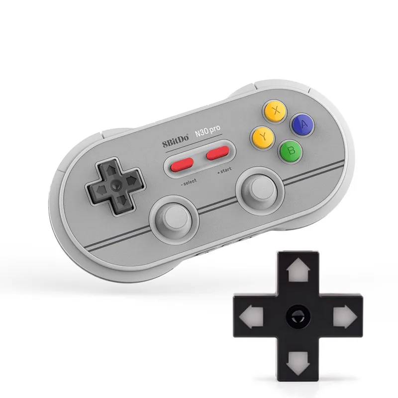 With cross hub 8BitDo N30 Pro2 Bluetooth геймпад беспроводной контроллер Mit джойстик Schalter для переключения пара Windows macOS Android Raspberry PI - Цвет: With cross hub