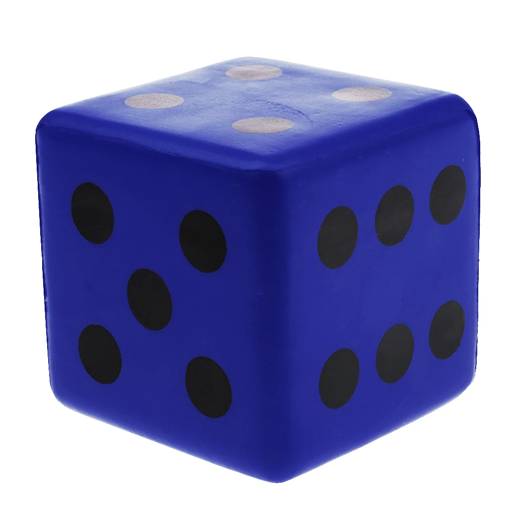 Foam Sponge Dice Playing Dot Dice Educational Puzzle Toy for Children 8cm