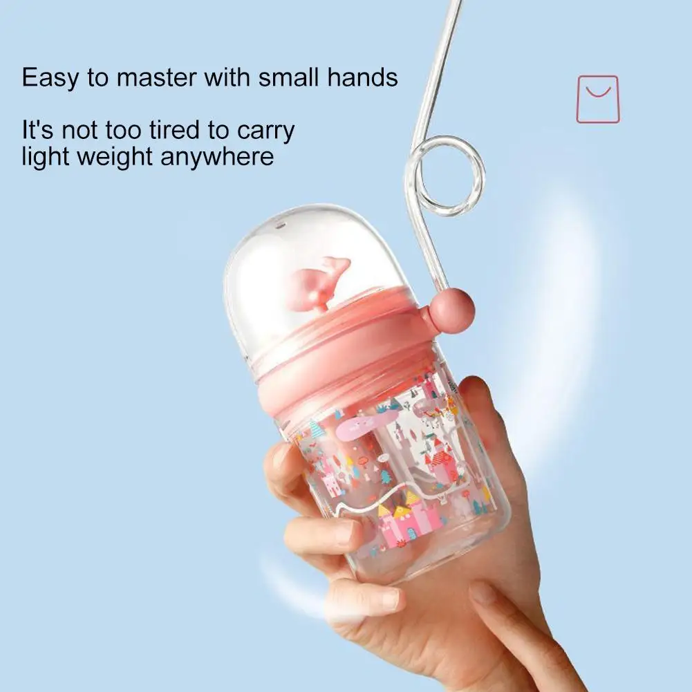 

Drinking Cup Portable Leakproof Children's Cups Whale Whale With Spray Water Spray Straws Funny Cup