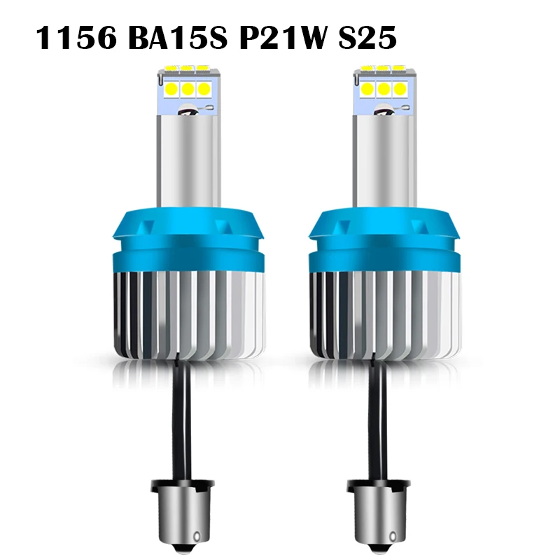 

iJDM P21W светодиодная 1156 T20 W21/5W 7443 P21/5W 1200LM W21W Автомобильная лампа 7440 BA15S BAY15D PY21W 3157 Авто DRL Light 1157 Белая лампа 12 В