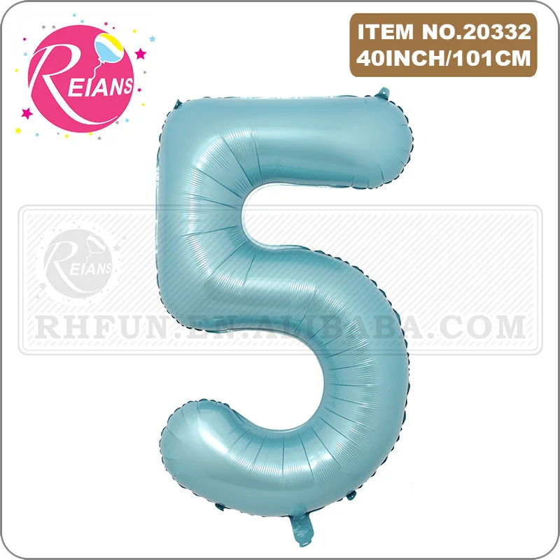 Воздушный шар из фольги светильник-голубой 40 дюймов | Дом и сад