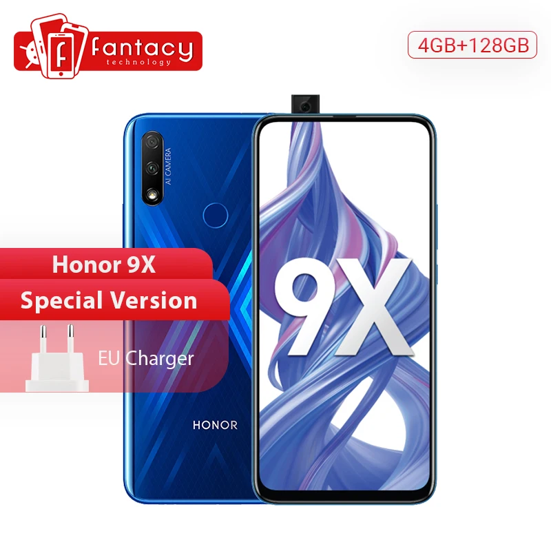Специальная версия Honor 9X смартфон 4G128G 48MP двойная камера 6 59 ''мобильный телефон