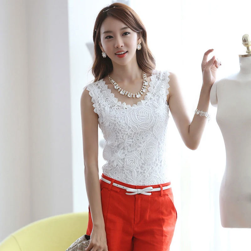 Женщины Блузка Кружево Старинные Рукавов Renda Крючком Рубашки Повседневные Топы