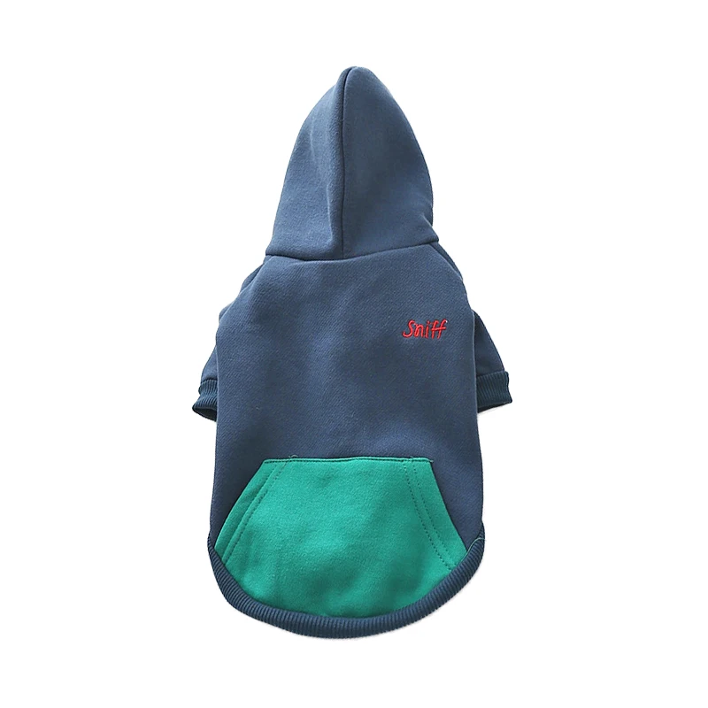 Одежда для борьбы с собакой на осень и зиму утолщенный модный свитер капюшоном