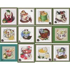 Висит на ветке узоры для вышивания крестиком кошек в чашечках, вышитая бисером Наборы для вышивания