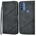 Чехол-Кошелек для Motorola Moto E30, роскошный кожаный чехол-книжка с подставкой и магнитной застежкой для Motorola MotoE30 E 30, чехол для телефона