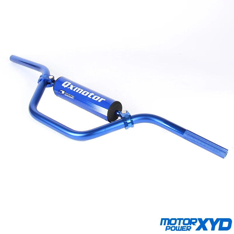 Синий 22 мм 7/8 ''алюминиевый руль для мотоцикла с креплением руля подходит Honda 50cc