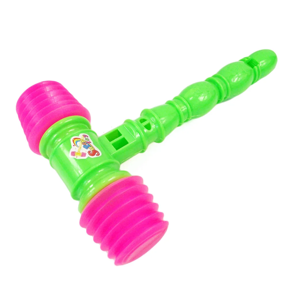 2 предмета весёлые Детские Пластик свисток молоток игрушки для малышей 25 см и