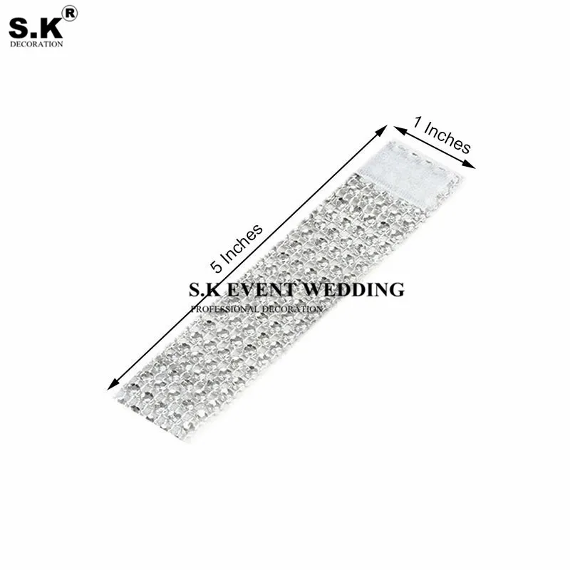 Недорогая Пряжка Стразы с бриллиантами для кольца салфеток стула пояса банта