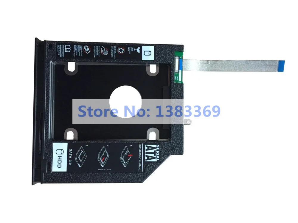 SATA 2nd жесткий диск SSD модуль Caddy адаптер для Dell Inspiron 3467 3567 3568 3562 3565 с рамкой кабель