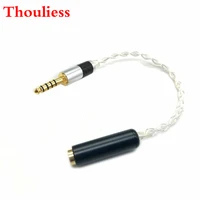 thouliess 10cm 4 4mm balanced male to 2 5mm trrs balanced female cable headphone audio adapter
