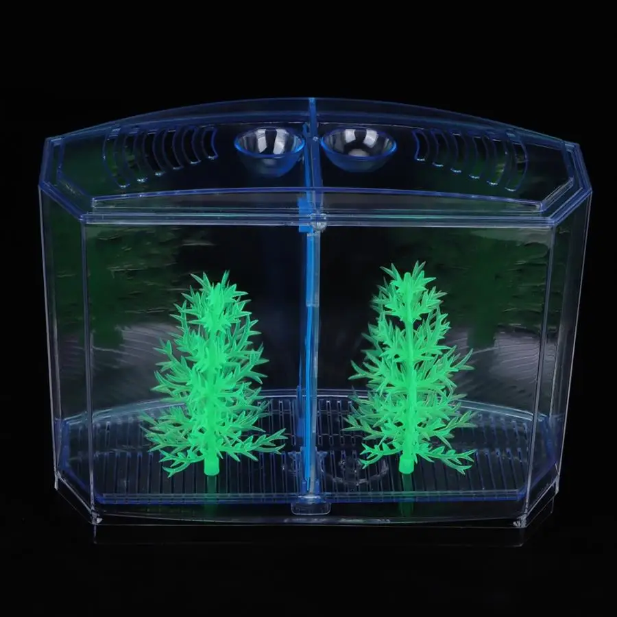 Мини аквариум Betta Box прозрачный Arcylic ящик для разведения рыбы двухслойный