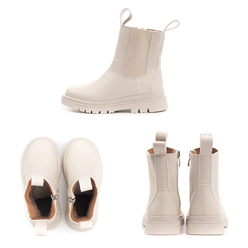 Детские ботинки челси Ботинки Martin для девочек Повседневная осенне зимняя обувь