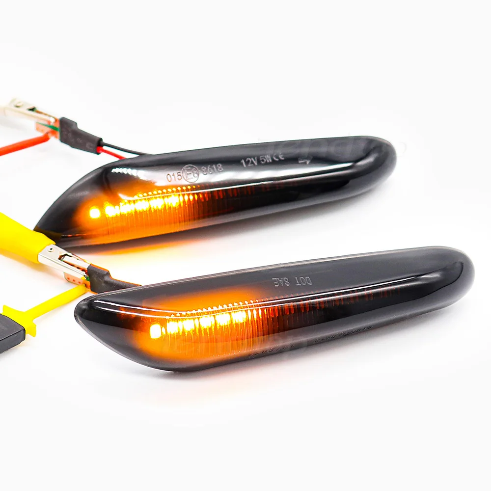 Светодиодный поворотник с динамическим потоком боковой габаритный фсветильник